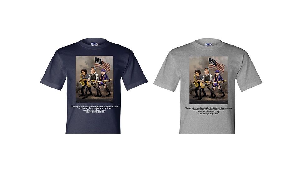 Our exclusive charity-fundraiser shirt: Now you can feel the Spirit of '76... and WEAR it, too!