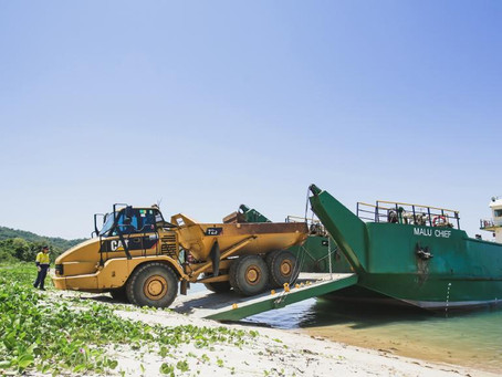Dunk Island Works Under Way to Rebuild the Spit Bar