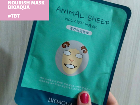 Resenha TBT: Animal Sheep Nourish Mask Bioaqua