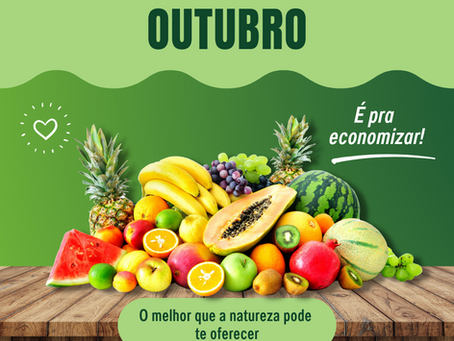 Outubro é safra de...