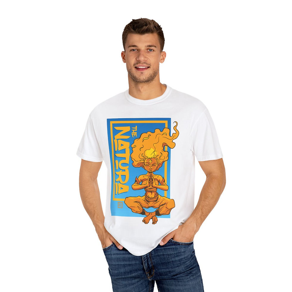 Thumbnail: Inashe Unisex Garment-Dyed T-shirt