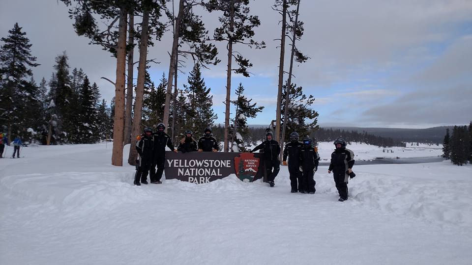 Snowmobiling In Yellowstone