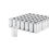 Thumbnail: 33MM X 3-1/2" CHROME PLASTIC CYLINDER NUT COVERS - PUSH-ON (60-PACK)