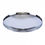Thumbnail: 5 EVEN NOTCHED STAINLESS STEEL DOME FRONT HUBCAP - 7/16" LIP