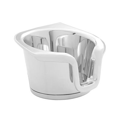 CHROME PLASTIC CUP HOLDER FOR PETERBILT