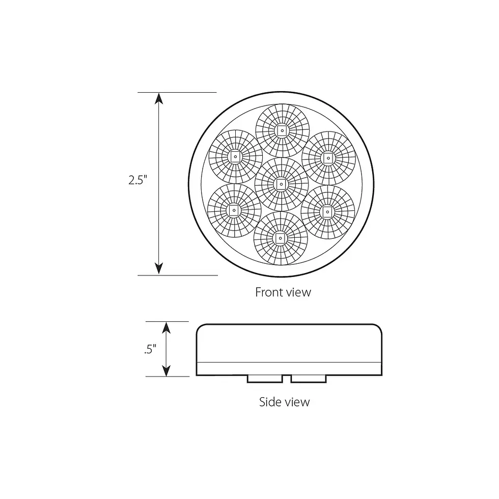 Thumbnail: 2-1/2″ SPYDER LED MARKER LIGHT
