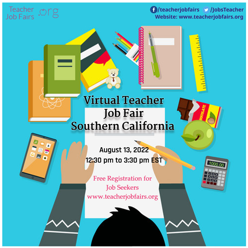 Virtual Teacher Job Fair Southern California, CA content media