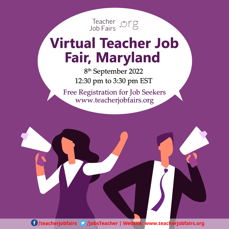 Maryland Virtual Teacher Job Fair content media