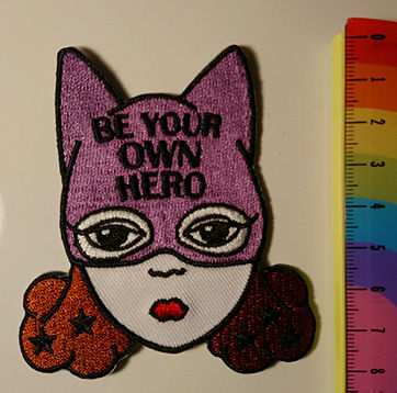 Super hero iron on patch