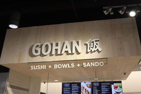 Gohan sign by Doyle Signs