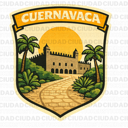 Sticker Vintage de Cuernavaca, México
