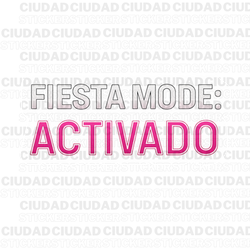 Sticker Humor Mexicano “Fiesta Mode Activado”