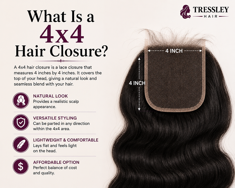 What Is a 4x4 Hair Closure?
