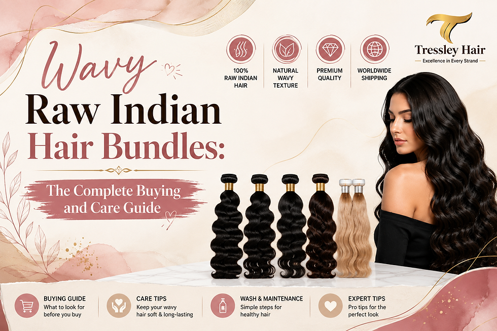 Wavy Raw Indian Hair Bundles