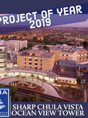 Sharp Chula Vista Ocean View Tower- 2019 DBIA Project of the Year