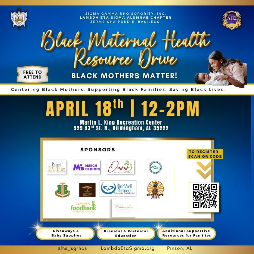 Black Maternal Health Resource Drive