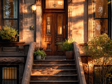 Renovated Brooklyn brownstone with restored stoop and façade in 2026 with no sidewalk shed