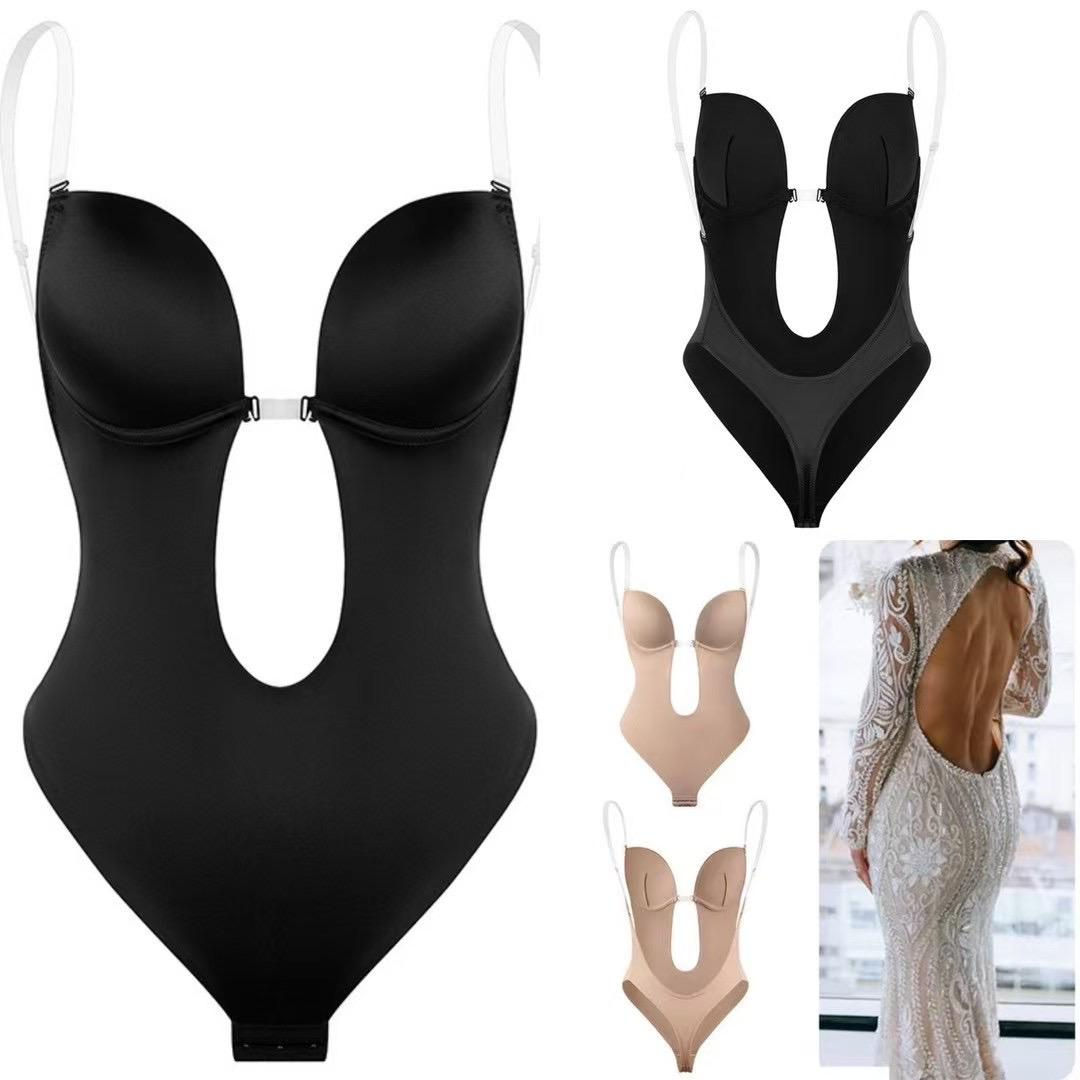 Body sculptant push-up dos nu ultra-plongeant