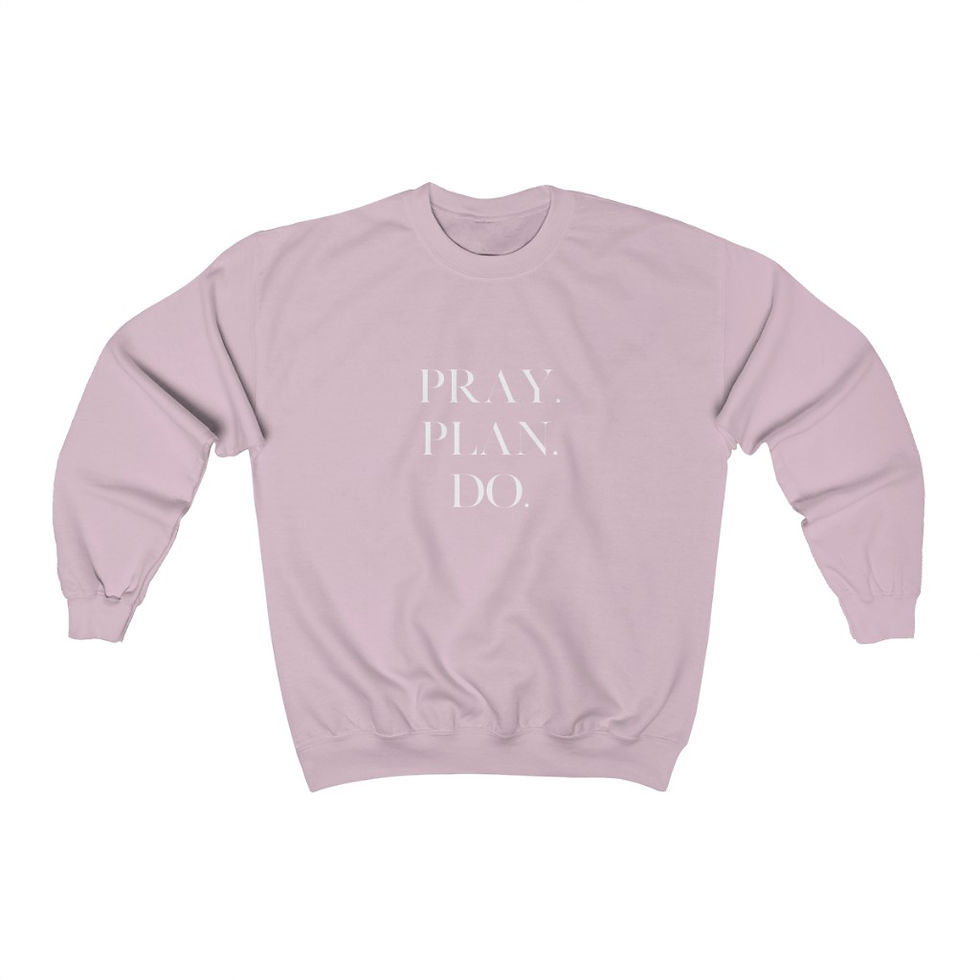 Thumbnail: Pray. Plan. Do. Unisex Heavy Blend™ Crewneck Sweatshirt