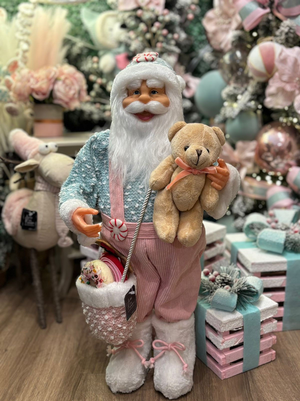 PAPAI NOEL EM PE (CANDY COLORS) 60CM