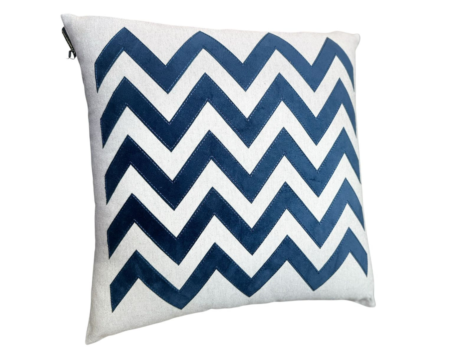 ALMOFADA LINHO 50X50 (LINHO/AZUL ESCURO) - 1UN