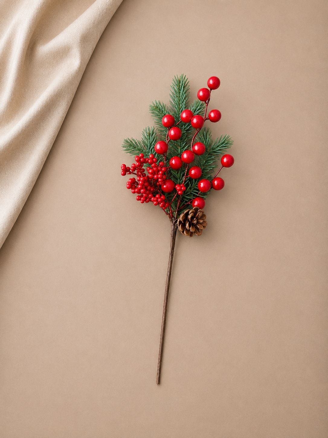 GALHO NATAL BERRY (VERMELHO) 40cm - 1 UN