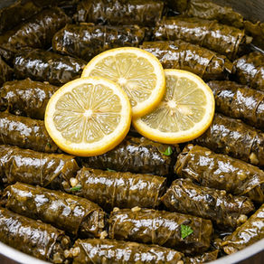 Greek-Style Dolmades (with Rice & Lentils)