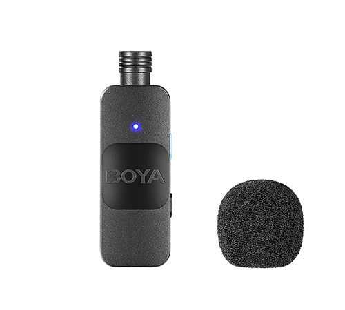 Thumbnail: BOYA BY-V10 Wireless Lavalier Microphone For Android USB-C Smartphone
