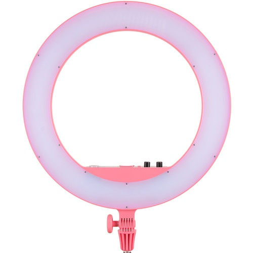 Thumbnail: Godox LR160 Bi Color 19.4 Inches Ring Light Pink