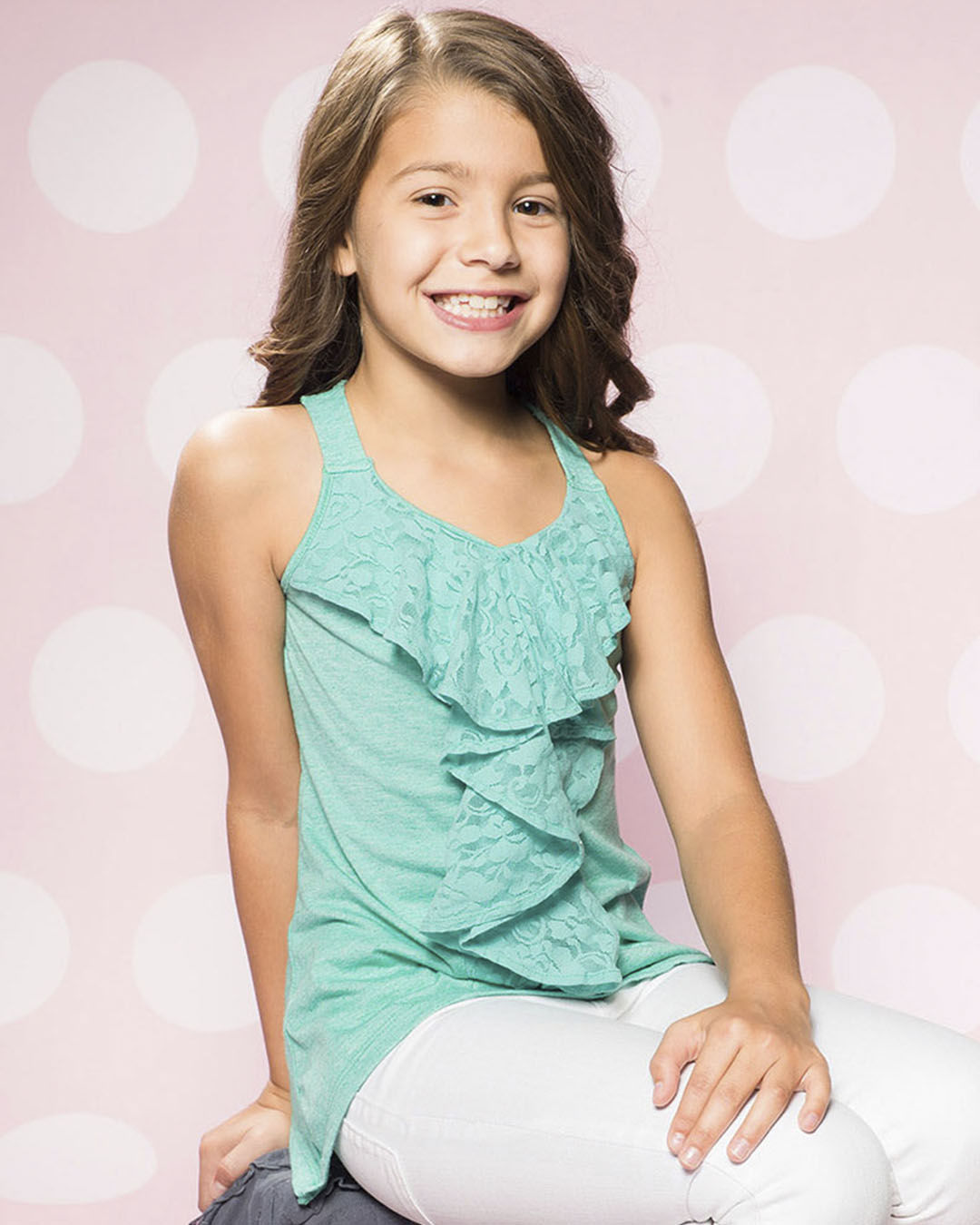 Savage Rosy Polka Dots Printed Background Paper 4.5ft x 18ft