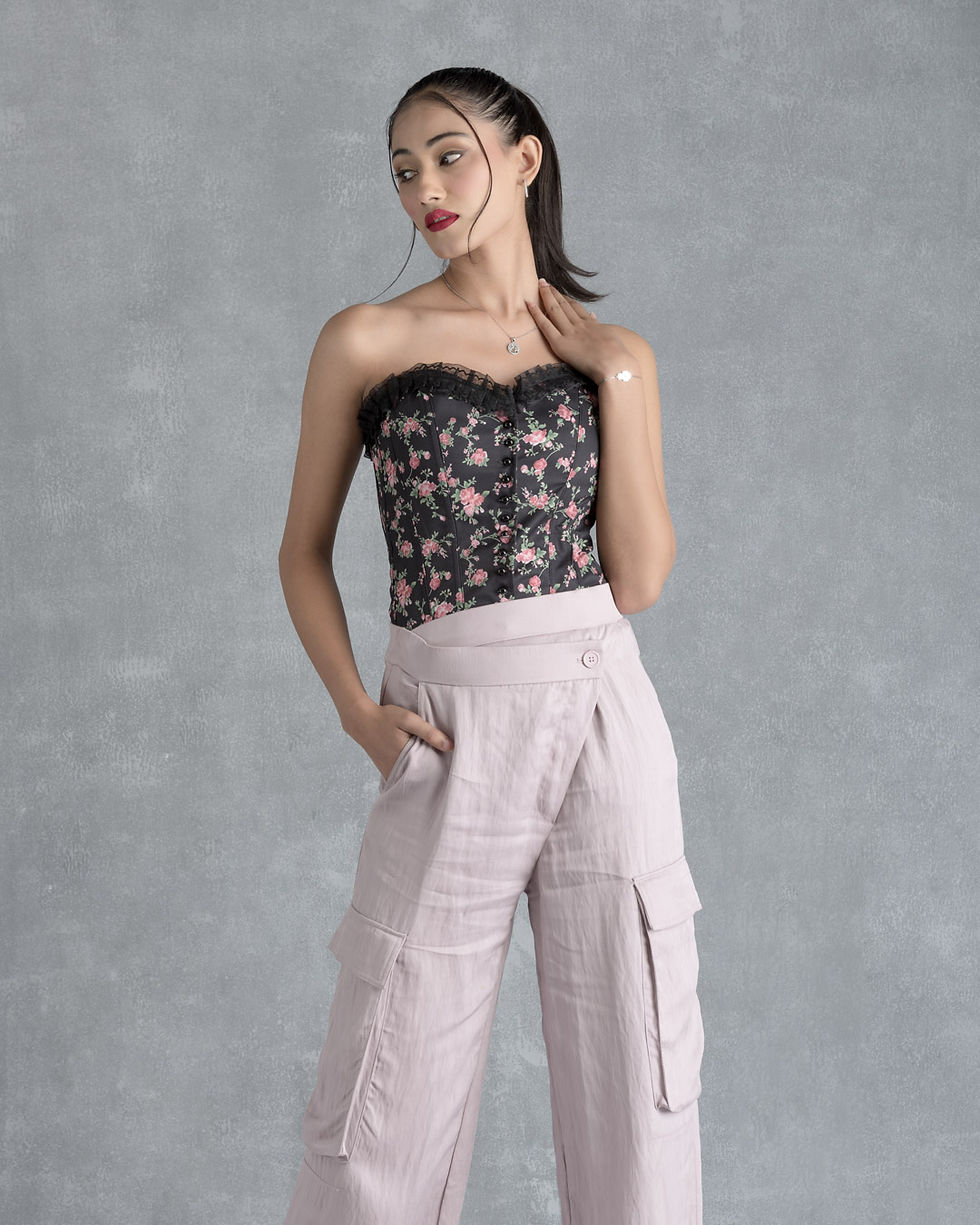 Backdrops4ever Frost Grey Roller Handpainted Backdrop