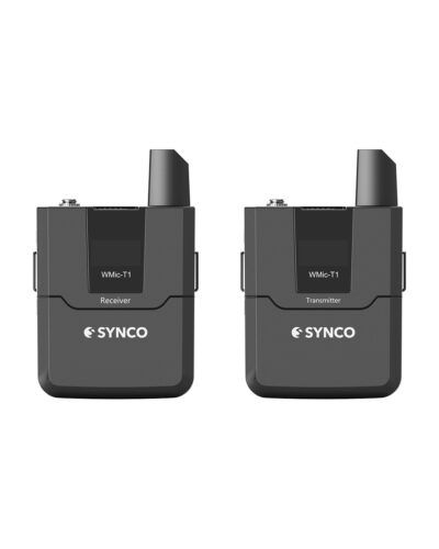 Synco Wmic – T1 16-Channel UHF Wireless Lavalier Mic System with Tx and Rx