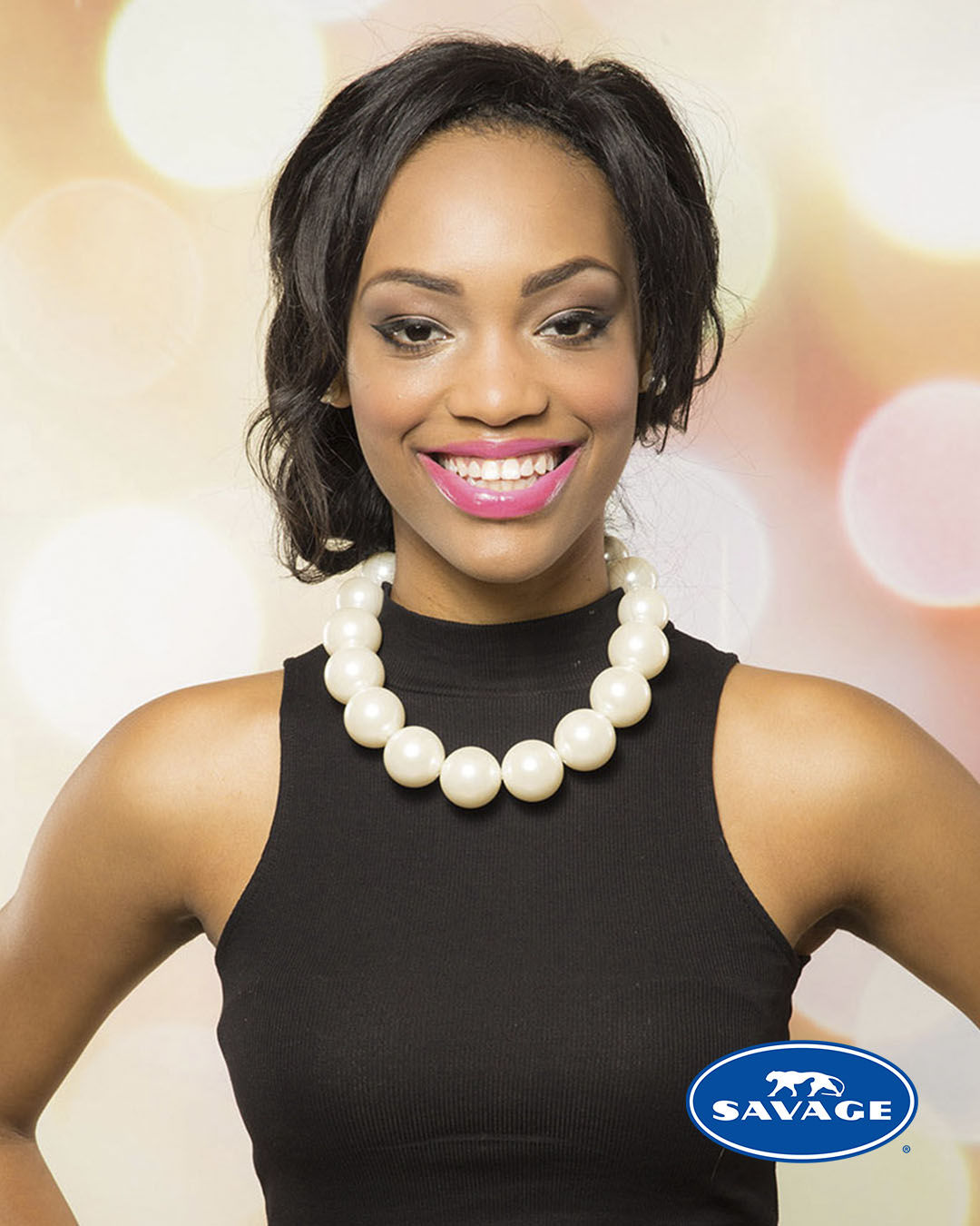 Savage Celebration Lights Printed Background Paper 4.5ft x 18ft