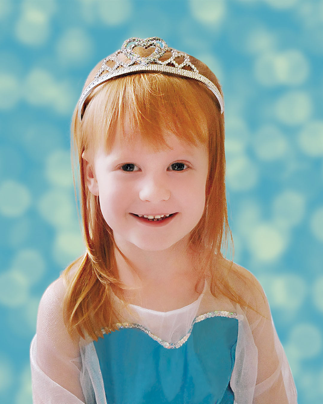 Ella Bella Blue Bokeh Seamless Photography Backdrop 4ft