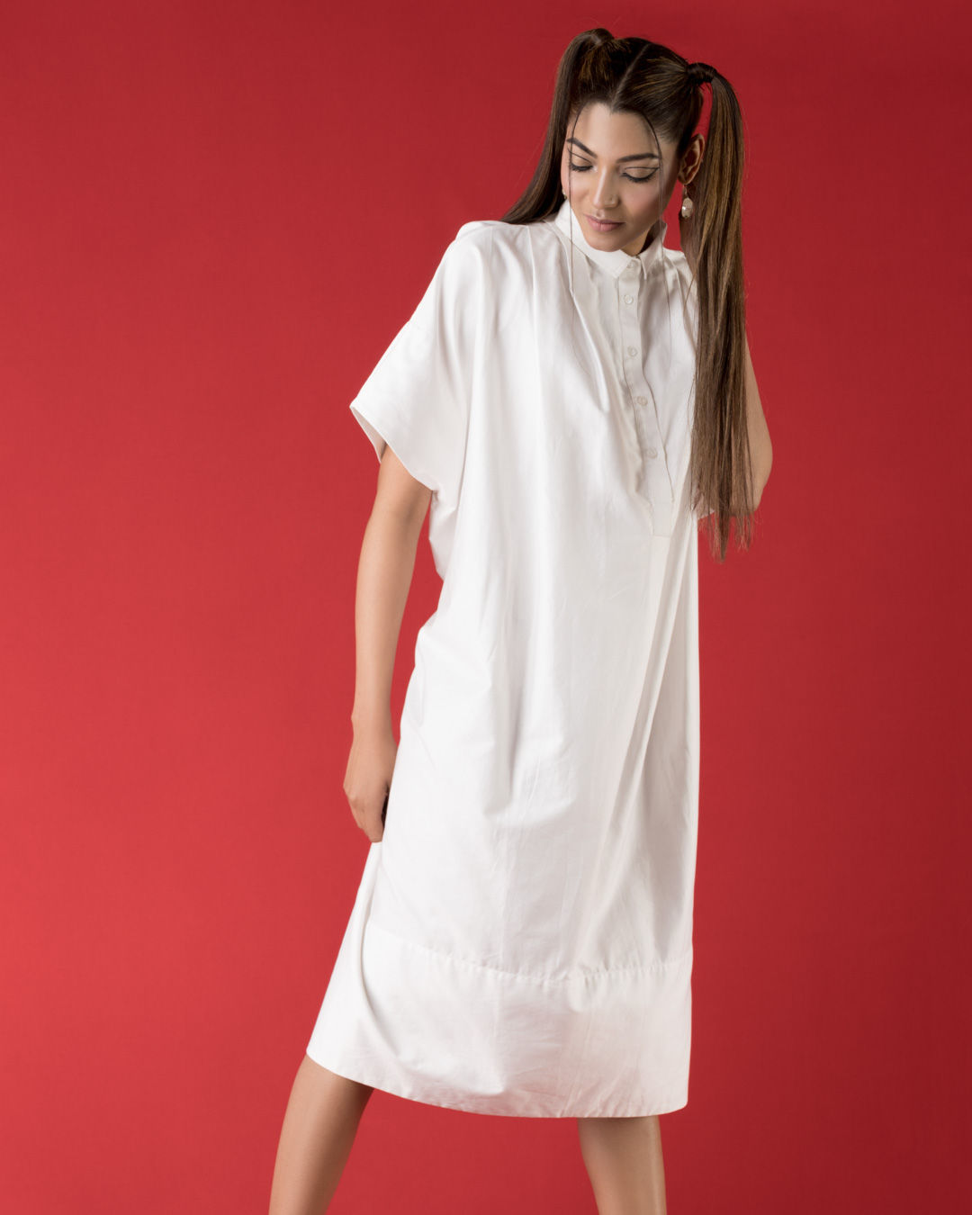 Backdrops4Ever Orange Red Deluxe Solid Photography Backdrop