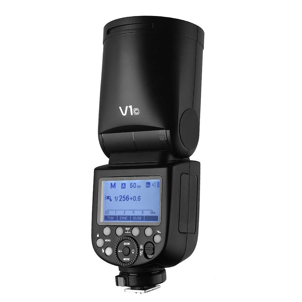 Thumbnail: Godox V1 C Round Head TTL Flash For Canon Cameras