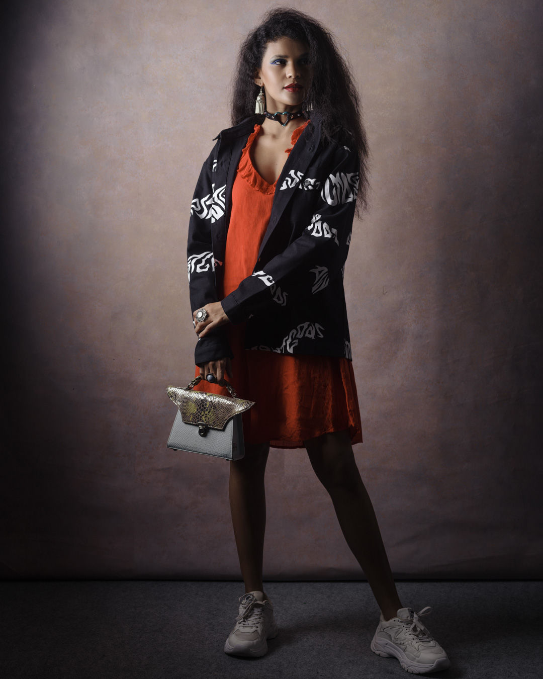 Baroque Studio Burnished Puce Handpainted Backdrop