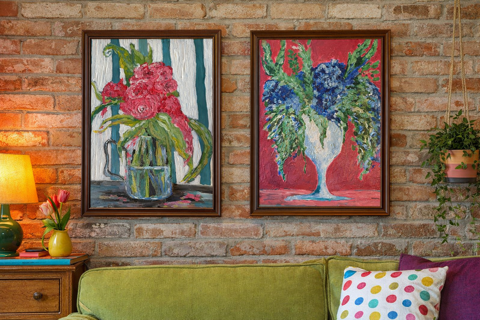 Demonstration of art on display