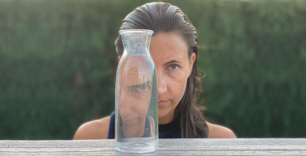Sylvia Vande Broek Weerspiegel Jezelf genie in a bottle Reflecteer en eer gevangen diep ge
