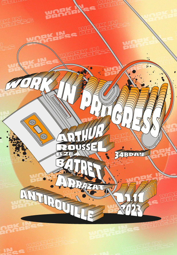antirouille - montpellier - flyer - affiche - soirée techno - soirée house - event