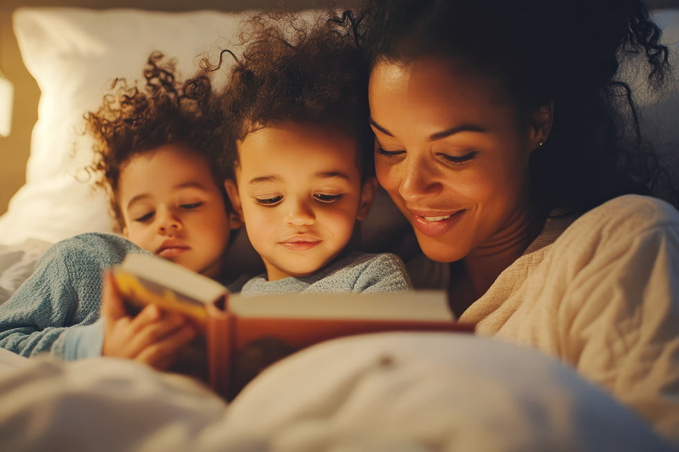 mother-lovingly-reads-bedtime-story-her-two-young-children.jpg