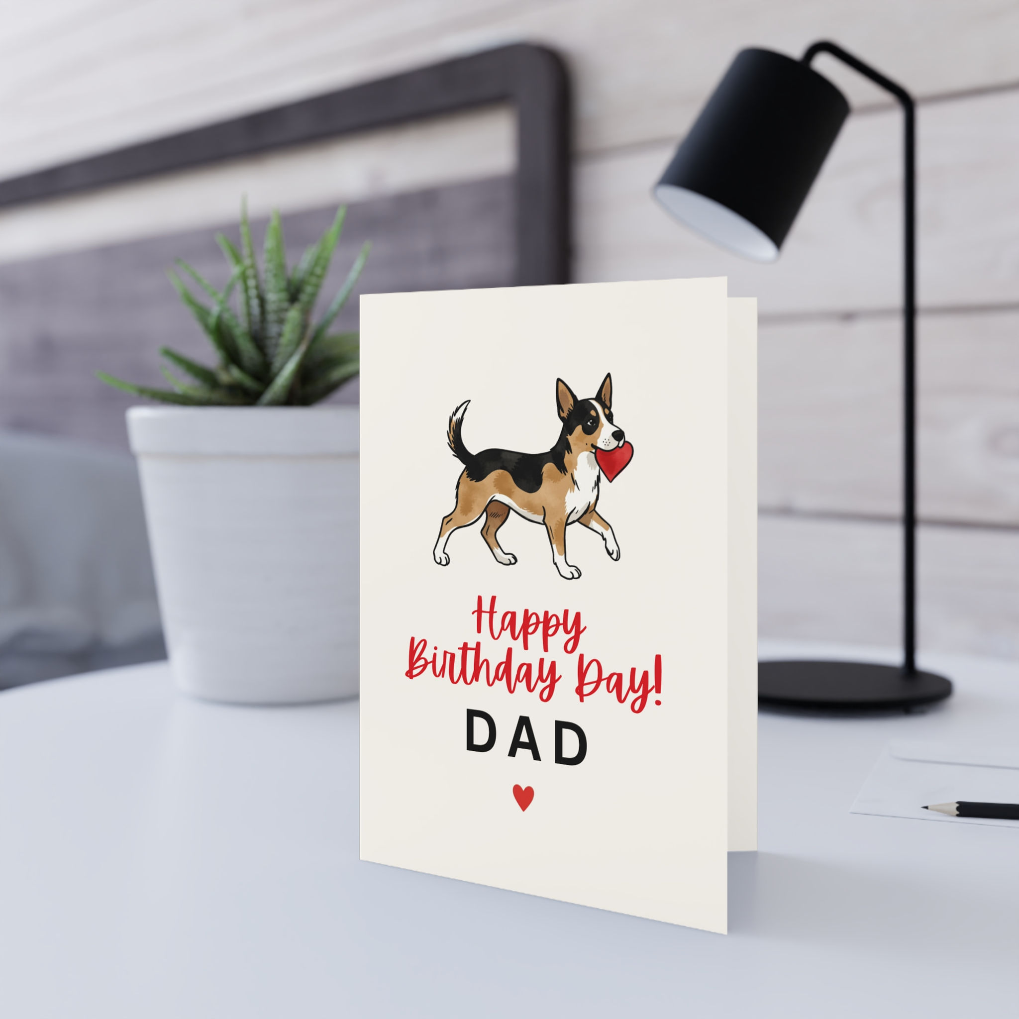 Happy Birthday Dad Card from the Dog—I Love You so Much It's Ridiculous!—Dog Mom