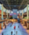 Crowded shopping mall