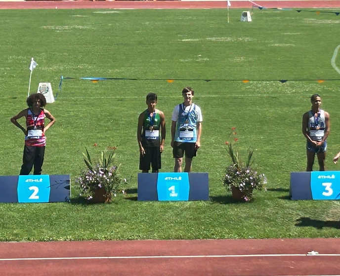 Podium Arthur Sansig Champion de France minime 2026.jpg