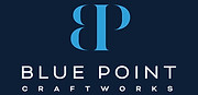 Logo of BluePoint Craftworks, leather and wood atelier