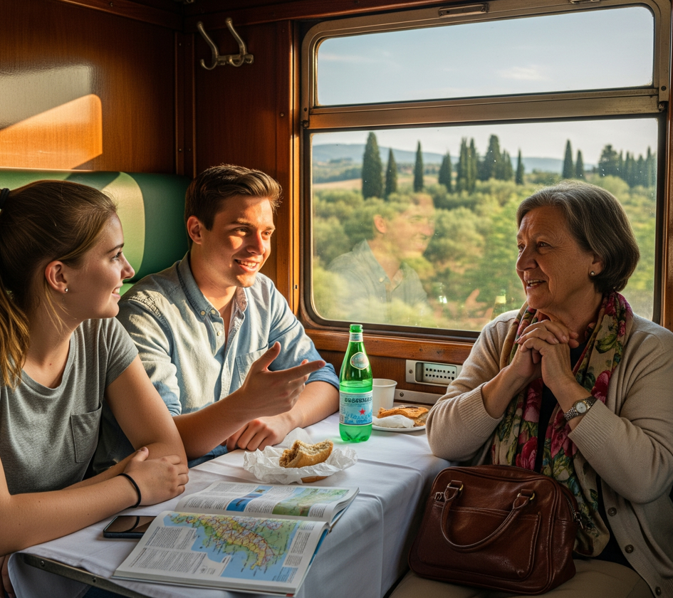 Learn Italian with Podcasts: the train journey