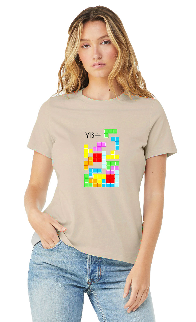 Thumbnail: TETRIS unisex organic mid-light t-shirt (desert dust)