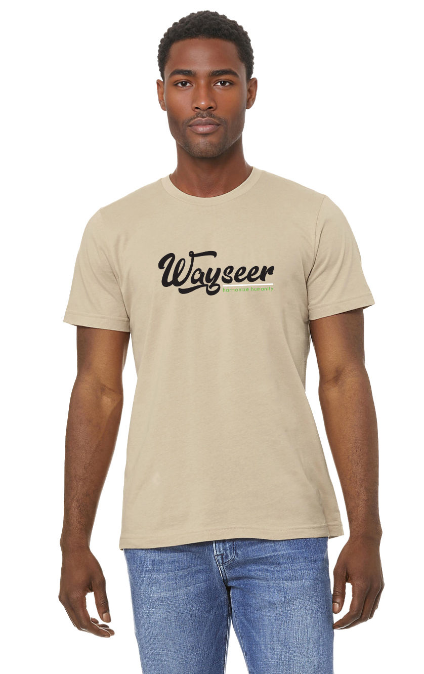Thumbnail: WAYSEER unisex organic mid-light t-shirt (desert dust)