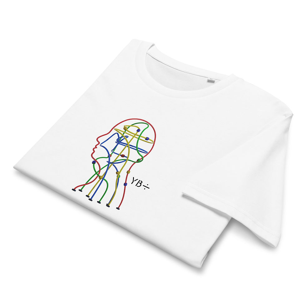 Thumbnail: THINK D1FF3R3N7 unisex organic mid-light t-shirt (white)