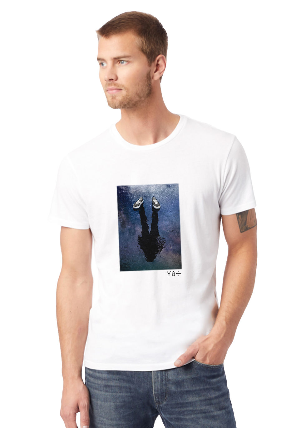 Thumbnail: EMPATHY unisex organic mid-light t-shirt (white)